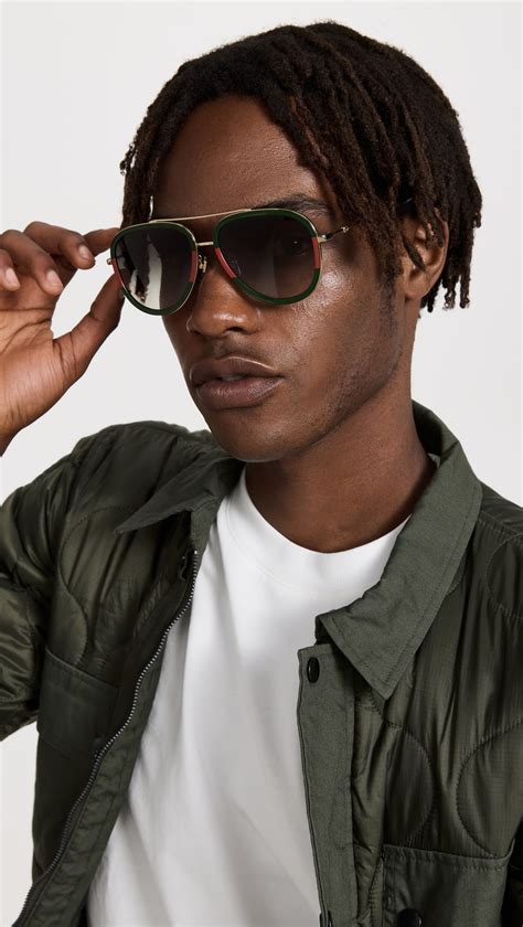 gucci urban pilot sunglasses